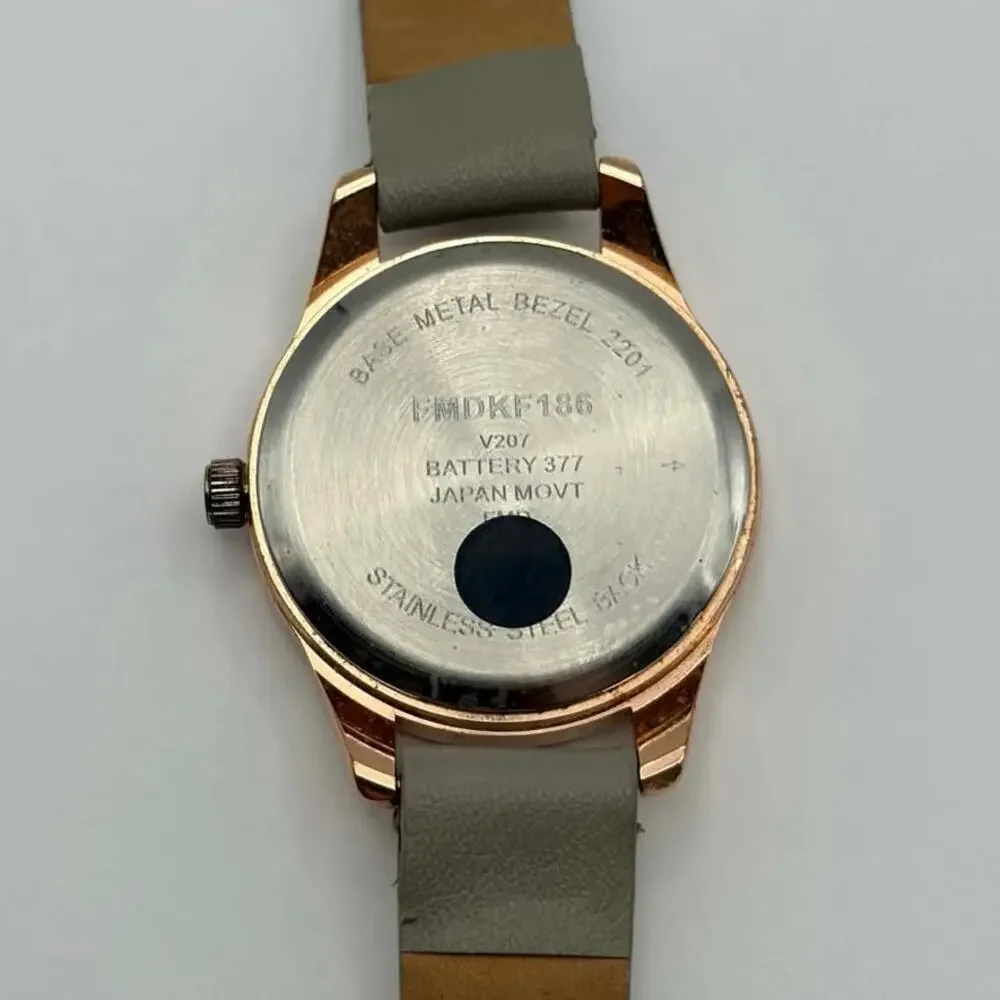Rose Gold & Gray Folio Watch